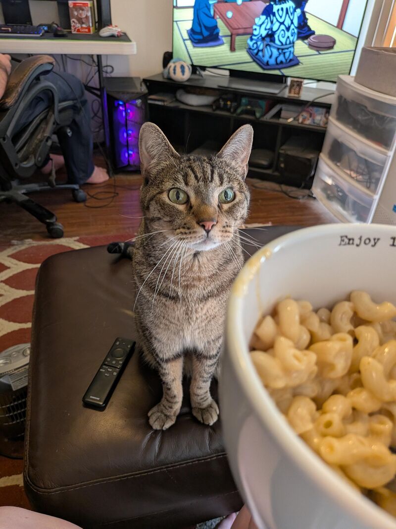 mother said I can't have Sriracha Mac and cheese