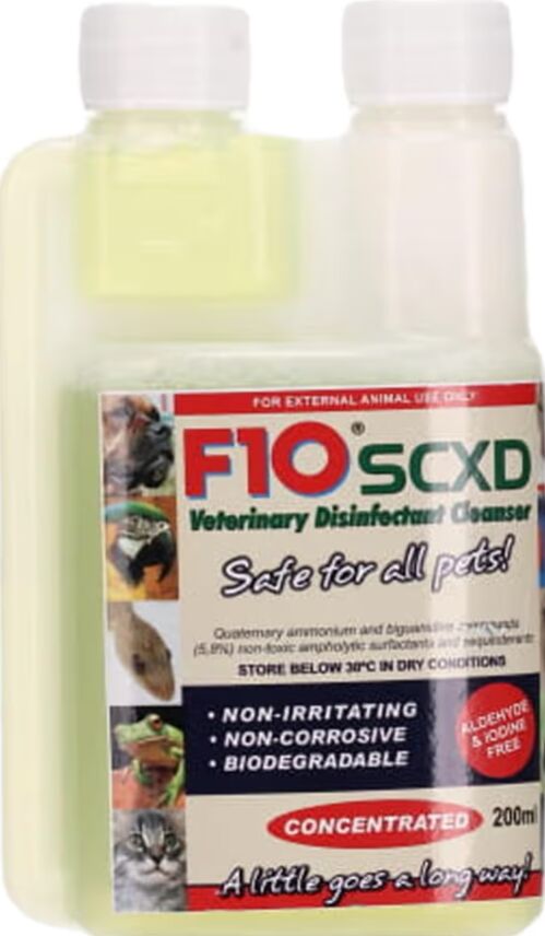 F10 veterinary disinfectant questions