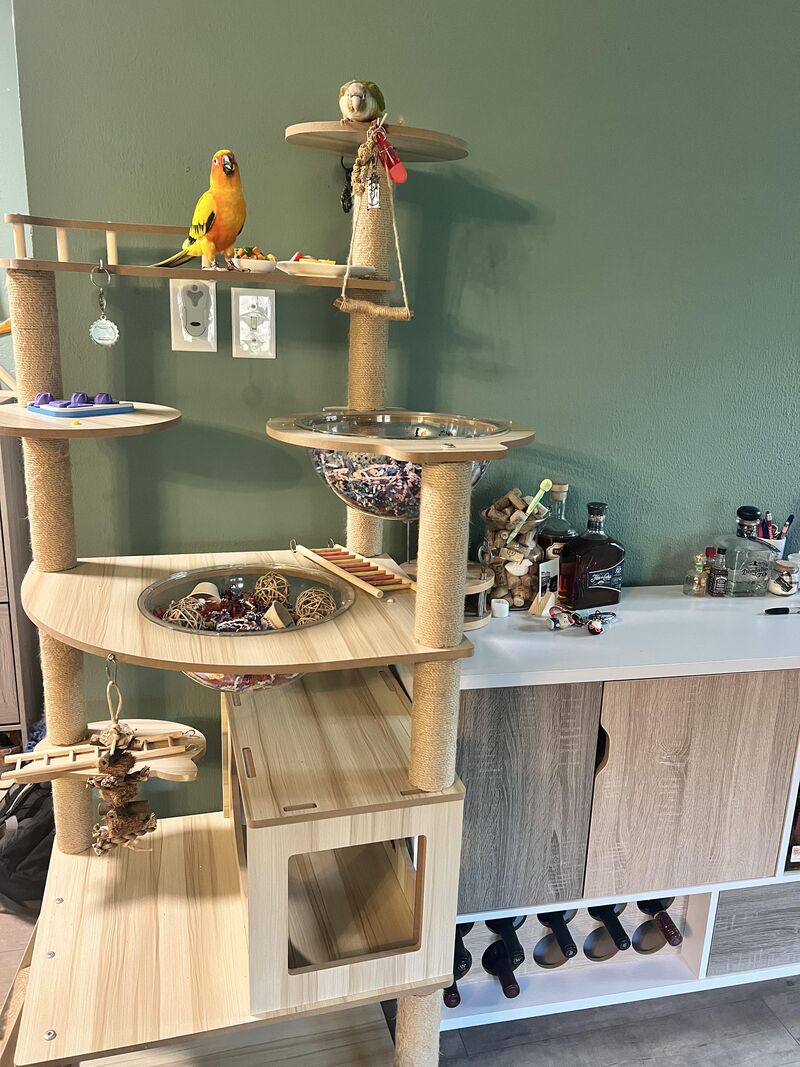 Repurposed Cat Tower