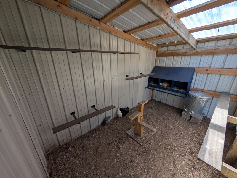 Coop floor space efficiency